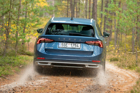 Apvidus universālim ar paaugstinātu caurgājamību Skoda Octavia Scout Foto 2