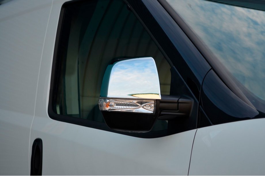 Opel Combo 2012–2018 Spoguļu uzlikas (2 gab., nerūsējošais tērauds) OmsaLine – itāļu nerūsējošais tērauds Image