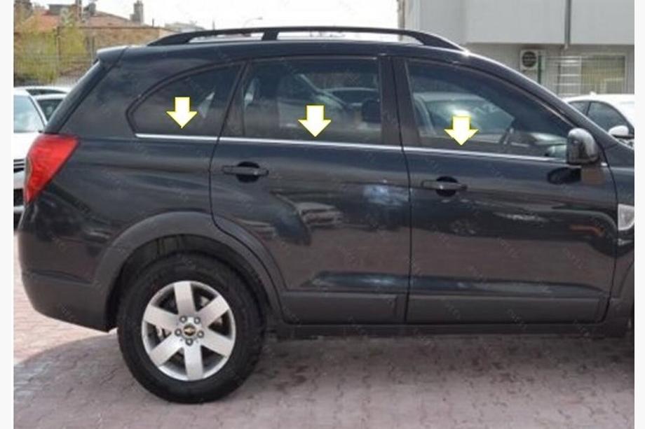 Opel Antara 2006–2017 Apakšējā logu apmale (6 gab., nerūsējošais tērauds) Image