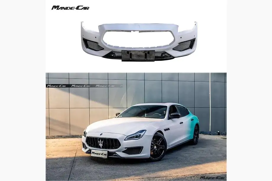 Maserati Quattroporte 2013–2023 Priekšējais bamperis ar radiatora režģi Foto 1