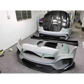 Virsbūves bodykit komplekts ar oglekļa šķiedras motora pārsegu Maserati Quattroporte 2013–2023 foto 2
