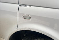 Volkswagen T5 Transporter 2003–2010 Hroma uzlikas uz pagrieziena rādītājiem OmsaLine (2 gab., nerūsējošais tērauds) foto 3