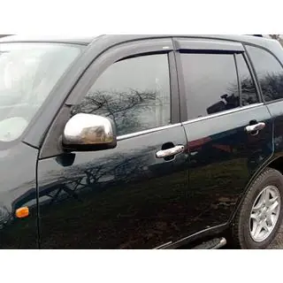 Durvju rokturu uzlikas (4 gab., nerūsējošais tērauds) Chery Elara/Alia/Fora/A5 2006– foto 1