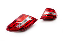 Mercedes C klase W204 2007–2015 LED aizmugurējie lukturi (2011-2015, 2 gab.) foto 3