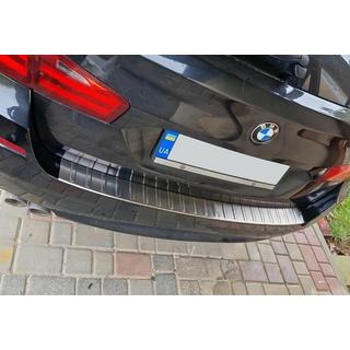 Aizmugurējā bampera uzlika Carmos (SW, nerūsējošais tērauds) BMW 5. sērija F10/F11 2010–2016 foto 1
