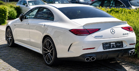 Mercedes CLS C257 2018– Aizmugurējais difuzors ar izplūdes uzgaļiem (GT53 dizains) foto 1