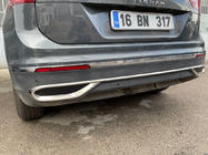 Volkswagen Tiguan 2016–2023 Izpūtēja uzgaļu imitācijas uzlikas 2020+ (3 gab., nerūsējošais tērauds) Carmos - turku teras foto 4