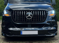 Mercedes Sprinter W907/W910 2018– Priekšējais režģis Panamericana GT Chrome Premium V1 foto 8