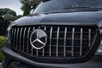 Mercedes Sprinter W906 2006–2018 Priekšējais režģis GT Panamericana Chrome (2013-2018) foto 2
