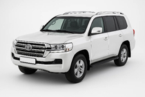 Toyota Land Cruiser 200 2007–2021 Jumta reliņi, oriģināla dizaina Grey (2 gab.) foto 1
