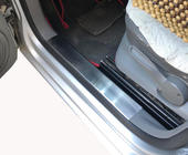 Volkswagen Caddy 2004–2010 Iekšējo sliekšņu uzlikas (bez uzraksta, nerūsējošais tērauds) foto 2