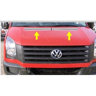 Motora pārsega uzlikas (2 gab., nerūsējošais tērauds) Volkswagen Crafter 2006–2016 foto 1