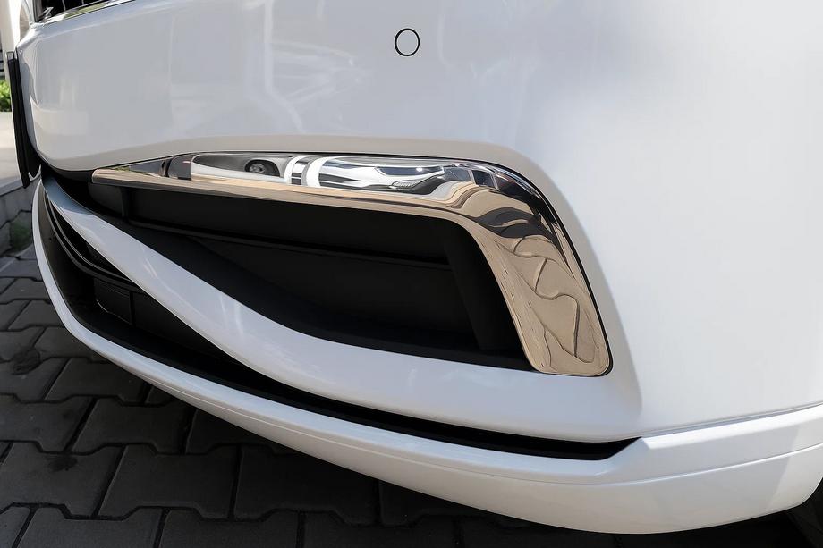 Volkswagen Passat B8 2015–2023 Hroma miglas lukturu apdares uzlikas 2019+ (2 gab., nerūsējošais tērauds) Image