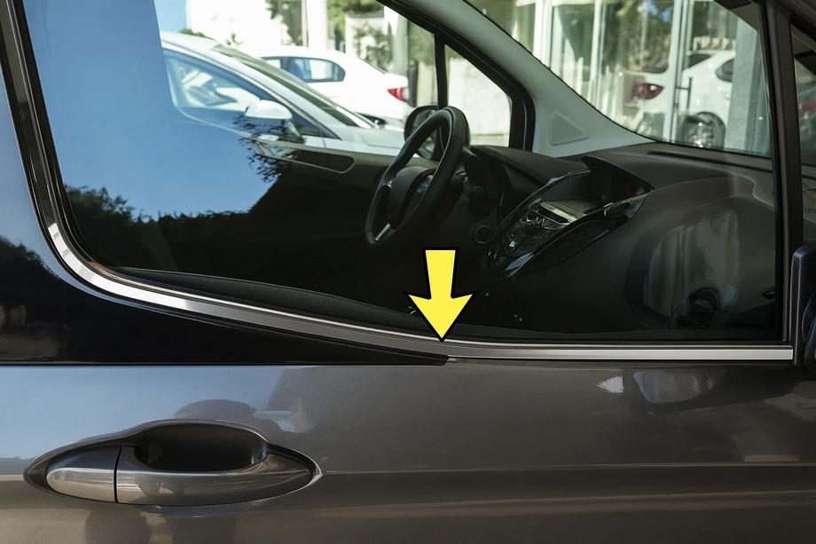 Ford Courier 2014–2023 Logu apmales (2 gab., nerūsējošais tērauds) Image