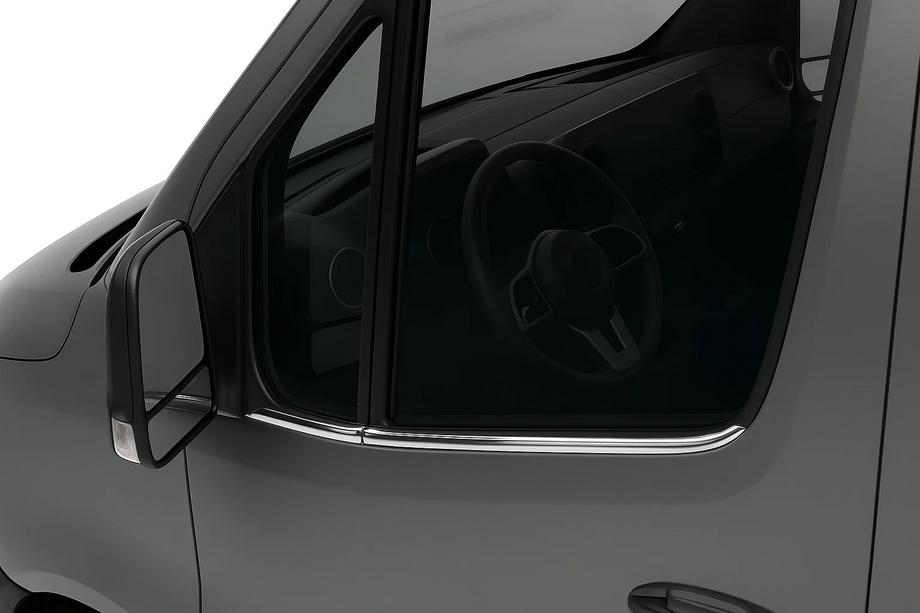 Mercedes Sprinter W907/W910 2018– Nerūsējošā tērauda logu apmales (4 gab.) Foto 1