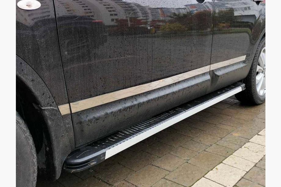 Nissan Qashqai 2007–2010 Carmos durvju moldingi (4 gab., nerūsējošais tērauds) Image