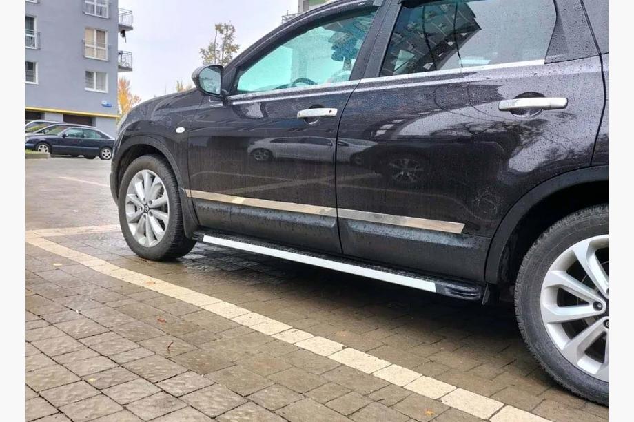 Nissan Qashqai 2007–2010 Carmos durvju moldingi (4 gab., nerūsējošais tērauds) Carmos, +2 (garais) Foto 3
