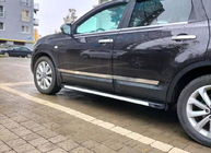 Nissan Qashqai 2010–2014 Carmos durvju moldingi (4 gab., nerūsējošais tērauds) foto 4