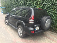 Toyota Land Cruiser Prado 120 2002–2009 Jumta reliņi Skyport Black (2 gab.) foto 7
