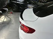 Fiat Tipo 2016– LIP spoileris (Sunplex, melns) (119,1 cm x 5,5 cm) foto 4