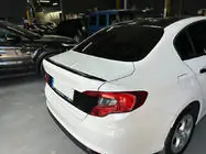 Fiat Tipo 2016– LIP spoileris (Sunplex, melns) (119,1 cm x 5,5 cm) foto 1