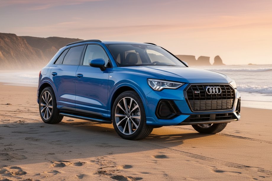 Audi Q3 2019–2025 Sānu pakāpieni Maya Blue (2 gab., alumīnijs) Image