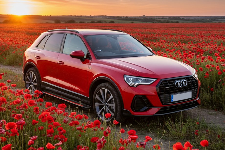 Audi Q3 2019–2025 Sānu pakāpieni Maya Red (2 gab., alumīnijs) Image