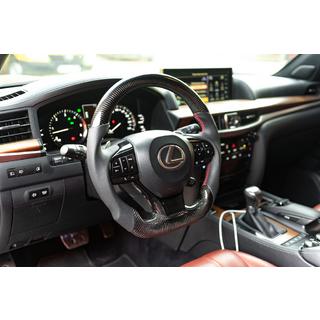 Pilns anatomisks stūres rats (oglekļa šķiedra) Lexus GX460 2009–2023 foto 1
