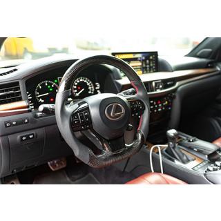 Pilns anatomisks stūres rats (oglekļa šķiedra) Lexus GX460 2009–2023 foto 4