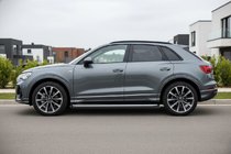 Audi Q3 2019–2025 Sānu sliekšņi Tayga Grey (2 gab., alumīnijs) foto 1