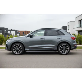 Sānu sliekšņi Tayga Grey (2 gab., alumīnijs) foto 1