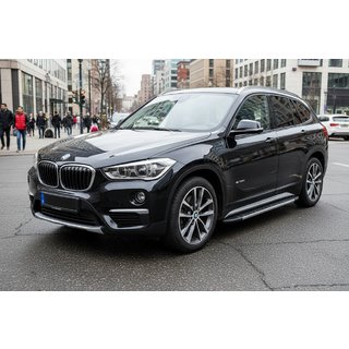 Sānu sliekšņi Duru (2 gab., alumīnijs) BMW X1 F48 2015–2022 foto 1
