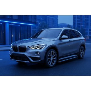 Sānu pakāpieni Maya Blue (2 gab., alumīnijs) BMW X1 F48 2015–2022 foto 1