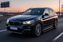 BMW X1 F48 2015–2022 Sānu sliekšņi Allmond Black (2 gab., alumīnijs) foto 1