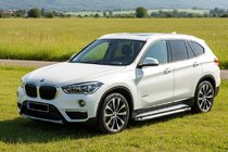 BMW X1 F48 2015–2022 Sānu pakāpieni Allmond Grey (2 gab., alumīnijs) foto 1