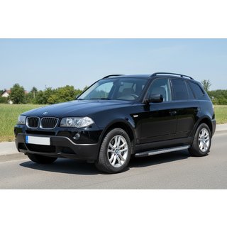 Sānu sliekšņi Bosphore Grey (2 gab., alumīnijs) BMW X3 E83 2003–2010 foto 1