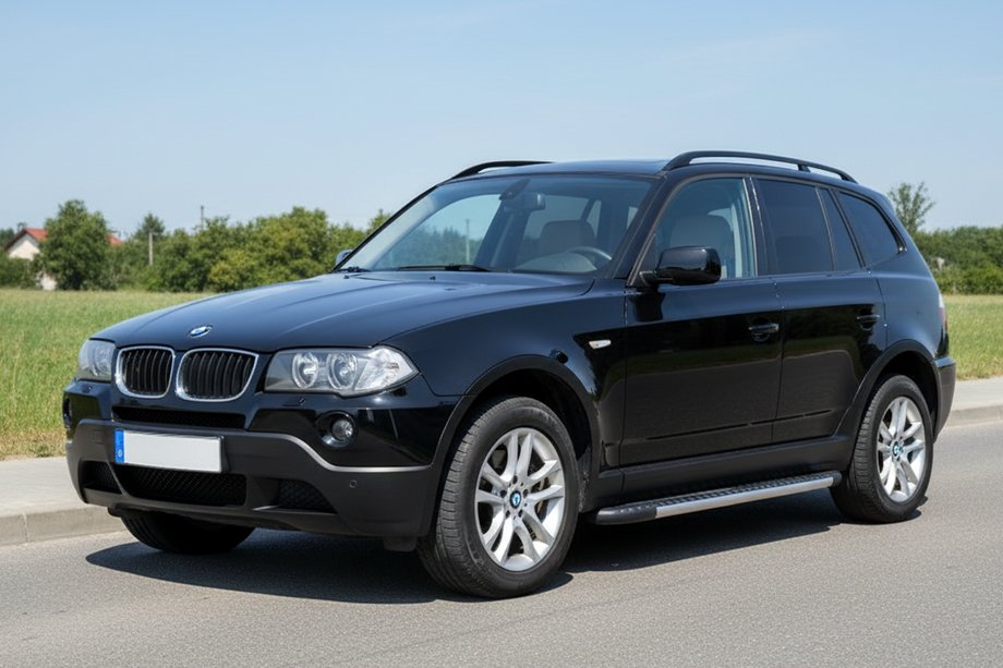 BMW X3 E83 2003–2010 Sānu sliekšņi Bosphore Grey (2 gab., alumīnijs) Image
