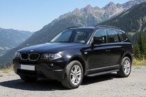 BMW X3 E83 2003–2010 Sānu sliekšņi Bosphore Black (2 gab., alumīnijs) foto 2