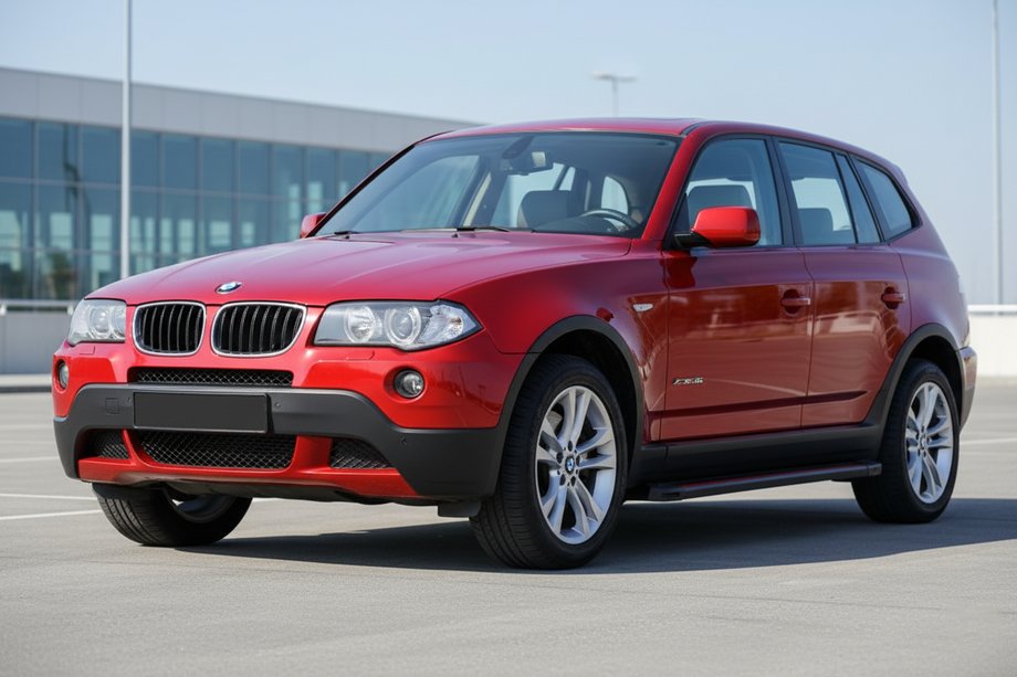BMW X3 E83 2003–2010 Sānu pakāpieni Maya Red (2 gab., alumīnijs) Image