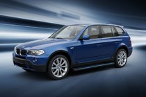BMW X3 E83 2003–2010 Sānu pakāpieni Maya Blue (2 gab., alumīnijs) foto 1