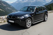 BMW X3 E83 2003–2010 Sānu sliekšņi Tayga Grey (2 gab., alumīnijs) foto 1
