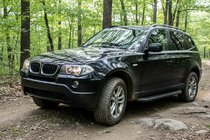 BMW X3 E83 2003–2010 Sānu kāpšļi Tayga Black (2 gab., alumīnijs) foto 1