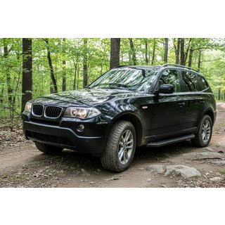 Sānu kāpšļi Tayga Black (2 gab., alumīnijs) foto 1