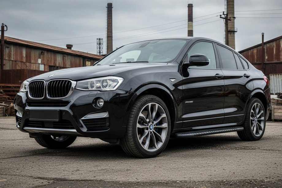 BMW X4 F26 2014–2018 Sānu sliekšņi Bosphore Black (2 gab., alumīnijs) Image