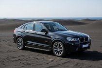 BMW X4 F26 2014–2018 Sānu sliekšņi Allmond Black (2 gab., alumīnijs) foto 1