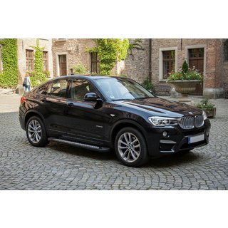 Sānu pakāpieni Vision New Black (2 gab., alumīnijs) BMW X4 F26 2014–2018 foto 1