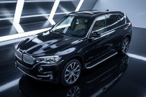 BMW X5 F15 2013–2018 Sānu sliekšņi Tayga Grey (2 gab., alumīnijs) foto 1