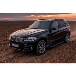 Sānu kāpšļi Tayga Black (2 gab., alumīnijs) BMW X5 F15 2013–2018 foto 1