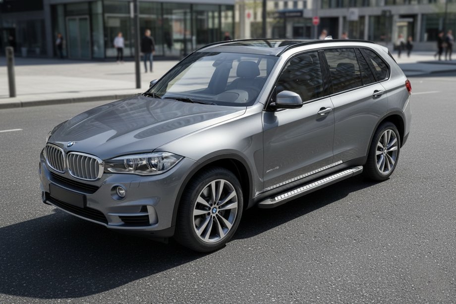 BMW X5 F15 2013–2018 Sānu pakāpieni Vision New Black (2 gab., alumīnijs) Image