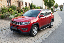 Jeep Compass 2016– Sānu sliekšņi Duru (2 gab., alumīnijs) foto 1